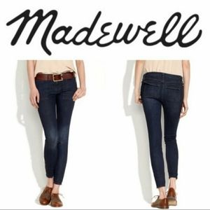 Madewell Sz 27 Skinny Switchback AnkleZip D4
